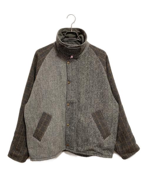 Harris Tweed（ハリスツイード）Harris Tweed (ハリスツイード) yoused (ユーズド) ウールジャケット グレー サイズ:1の古着・服飾アイテム