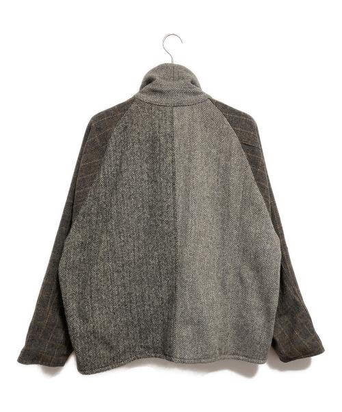 Harris Tweed（ハリスツイード）Harris Tweed (ハリスツイード) yoused (ユーズド) ウールジャケット グレー サイズ:1の古着・服飾アイテム