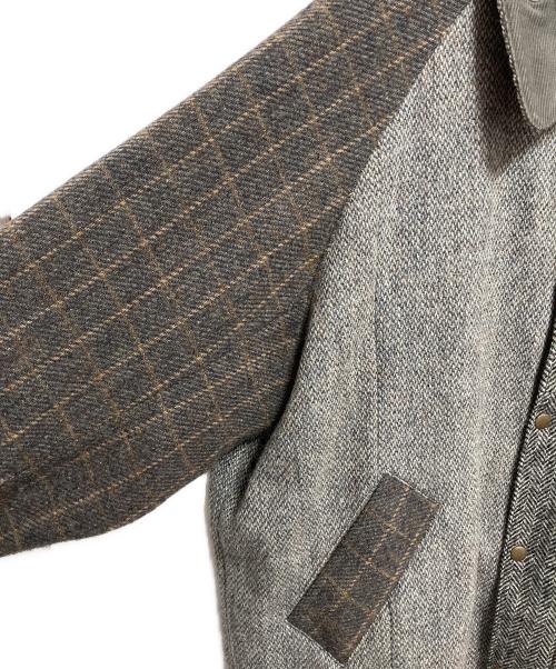 Harris Tweed（ハリスツイード）Harris Tweed (ハリスツイード) yoused (ユーズド) ウールジャケット グレー サイズ:1の古着・服飾アイテム