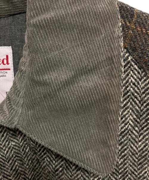 Harris Tweed（ハリスツイード）Harris Tweed (ハリスツイード) yoused (ユーズド) ウールジャケット グレー サイズ:1の古着・服飾アイテム