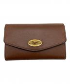 MULBERRYマルベリー）の古着「ミディアムダーリーウォレット」｜ブラウン