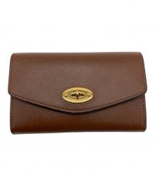 MULBERRY（マルベリー）の古着「ミディアムダーリーウォレット」｜ブラウン