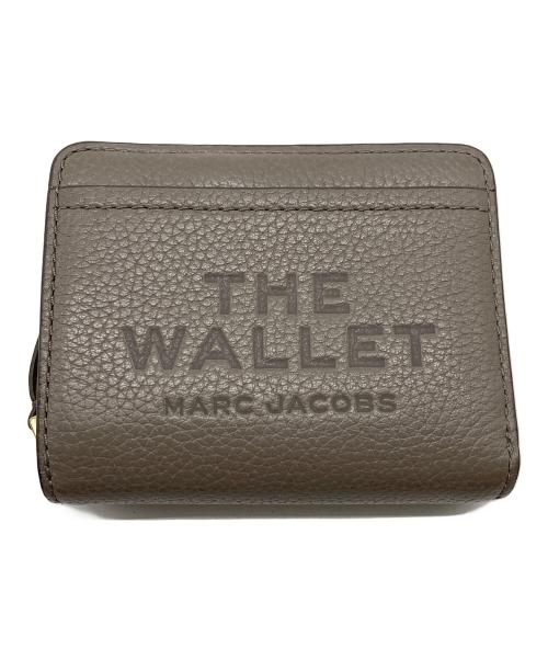 MARC JACOBS（マークジェイコブス）MARC JACOBS (マークジェイコブス) ザ レザー コンパクト ウォレット ミニ グレーの古着・服飾アイテム