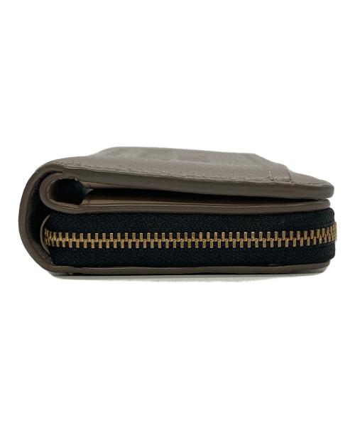 MARC JACOBS（マークジェイコブス）MARC JACOBS (マークジェイコブス) ザ レザー コンパクト ウォレット ミニ グレーの古着・服飾アイテム