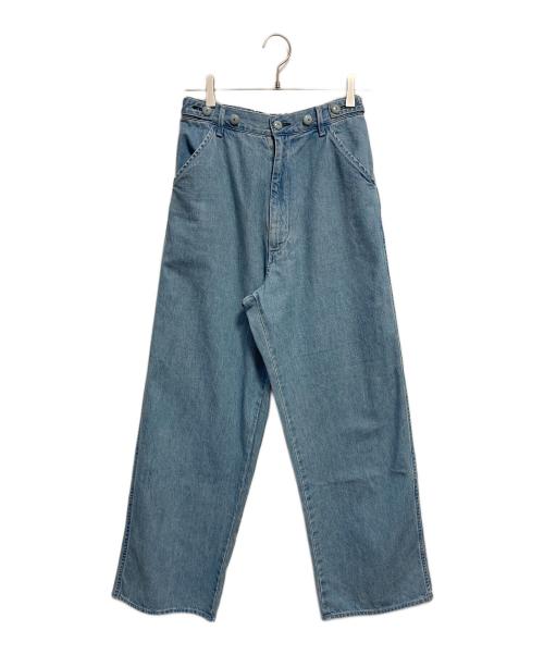 kurodenim（クロデニム）kurodenim (クロデニム) 別注EASY TUCK DENIM LIGHT INDIGO / デニムパンツ インディゴ サイズ:S(0)の古着・服飾アイテム