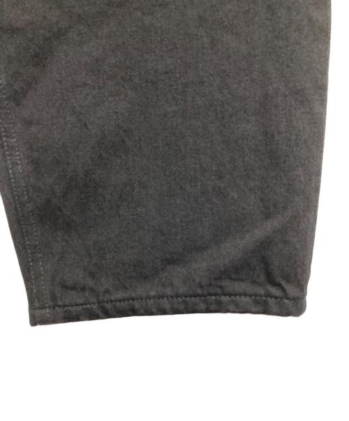 Graphpaper（グラフペーパー）Graphpaper (グラフペーパー) Selvage Denim Two Tuck Tapered Pants ブラック サイズ:1の古着・服飾アイテム