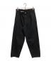Graphpaper（グラフペーパー）の古着「Selvage Denim Two Tuck Tapered Pants」｜ブラック