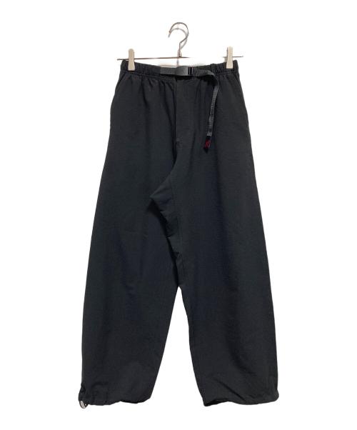 GRAMICCI（グラミチ）GRAMICCI (グラミチ) 別注4Wayシアサッカーワイドパンツ ブラック サイズ:Sの古着・服飾アイテム