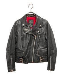 MAISON DE REEFUR×ADDICT CLOTHES（メゾン ド リーファー×アディクト クローズ）の古着「ダブルライダースジャケット」｜ブラック