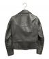 MAISON DE REEFUR (メゾン ド リーファー) ADDICT CLOTHES (アディクト クローズ) ダブルライダースジャケット ブラック サイズ:36：12000円