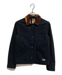 Timberland（ティンバーランド）の古着「コーデュロイ切替チョアジャケット」｜ブラック
