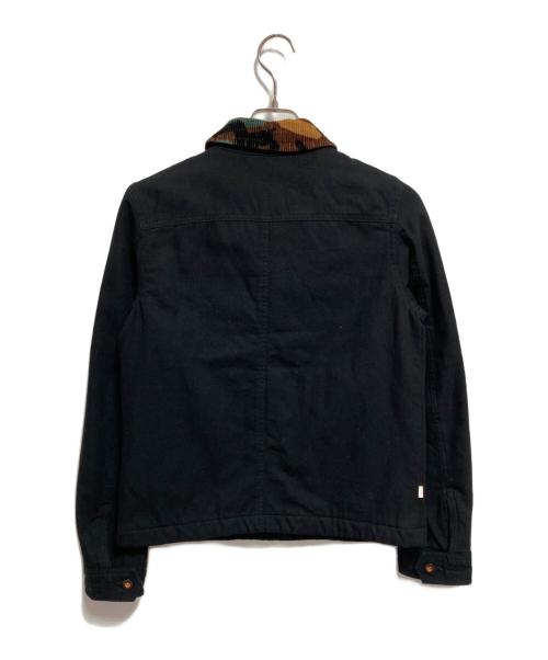 Timberland（ティンバーランド）Timberland (ティンバーランド) コーデュロイ切替チョアジャケット ブラック サイズ:Sの古着・服飾アイテム