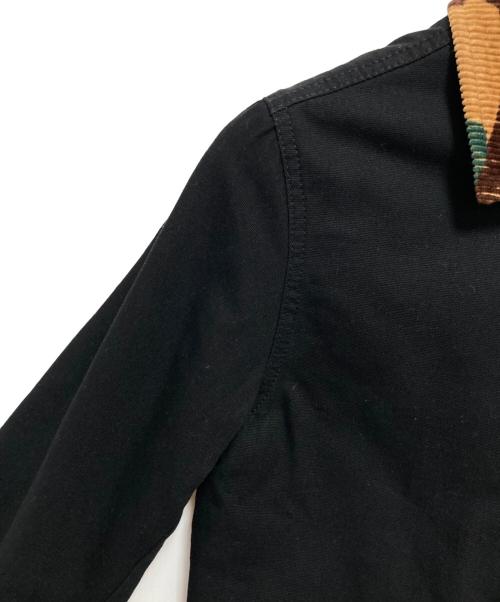 Timberland（ティンバーランド）Timberland (ティンバーランド) コーデュロイ切替チョアジャケット ブラック サイズ:Sの古着・服飾アイテム