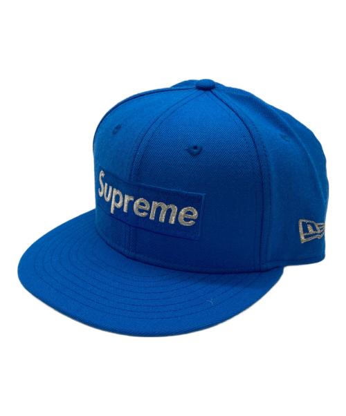 SUPREME（シュプリーム）SUPREME (シュプリーム) New Era (ニューエラ) 20SS $1M Metallic Box Logo キャップ ブルー サイズ:7 1/4の古着・服飾アイテム