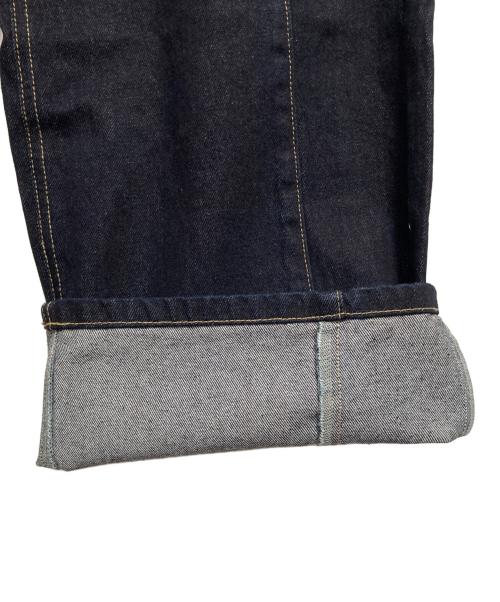 senee（セニー）SENEE (セニー) stitch line wide denim インディゴ サイズ:Mの古着・服飾アイテム