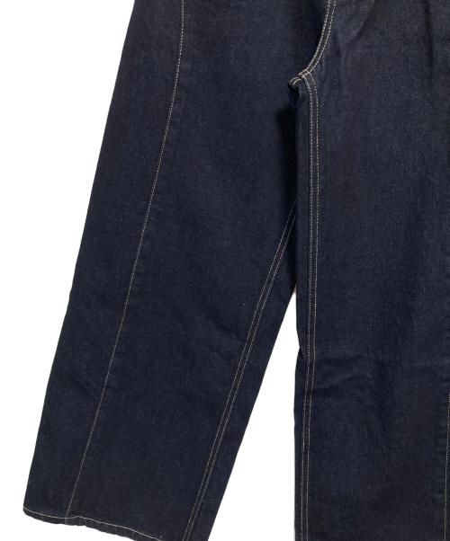 senee（セニー）SENEE (セニー) stitch line wide denim インディゴ サイズ:Mの古着・服飾アイテム