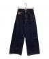 SENEE（セニー）の古着「stitch line wide denim」｜インディゴ
