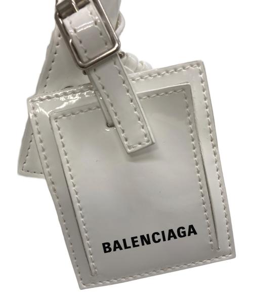 BALENCIAGA（バレンシアガ）BALENCIAGA (バレンシアガ) BISTRO XXS 2WAYバッグ ホワイトの古着・服飾アイテム