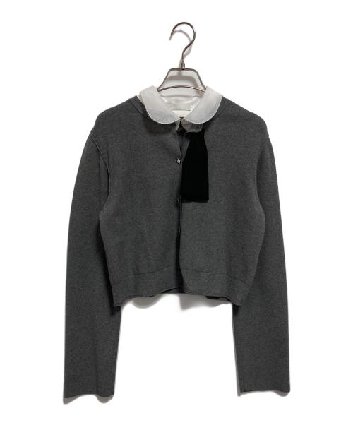 CELFORD（セルフォード）CELFORD (セルフォード) デタッチャブル総針カーディガン グレー サイズ:38の古着・服飾アイテム