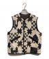 ASEEDONCLOUD（アシードンクラウド）の古着「Reversible uniform vest」｜アイボリー×ブラック