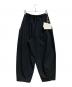 the last flower of the afternoon (ザ ラスト フラワー オブ ザ アフタヌーン) ⼀握の⾔葉 Wide tapered trousers ブラック サイズ:不明：15000円