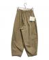 the last flower of the afternoon (ザ ラスト フラワー オブ ザ アフタヌーン) ⼀握の⾔葉 Wide tapered trousers ベージュ サイズ:不明：15000円