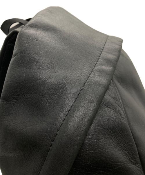 REPLAY（リプレイ）REPLAY (リプレイ) レザーバックパック ブラックの古着・服飾アイテム