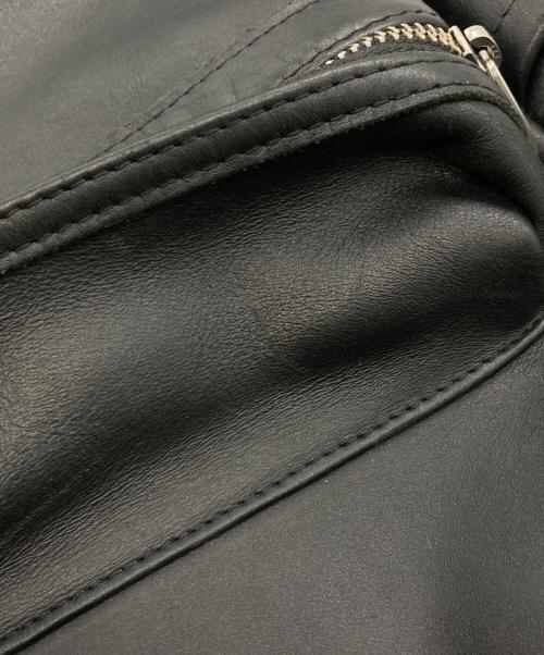 REPLAY（リプレイ）REPLAY (リプレイ) レザーバックパック ブラックの古着・服飾アイテム