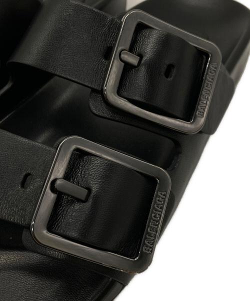BALENCIAGA（バレンシアガ）BALENCIAGA (バレンシアガ) Mallorca Sandal Flat ブラック サイズ:36の古着・服飾アイテム