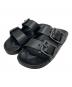 BALENCIAGA（バレンシアガ）の古着「Mallorca Sandal Flat」｜ブラック