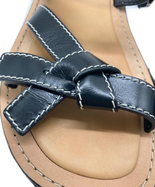 LOEWE（ロエベ）LOEWE (ロエベ) GATE サンダル ブラック サイズ:38の古着・服飾アイテム