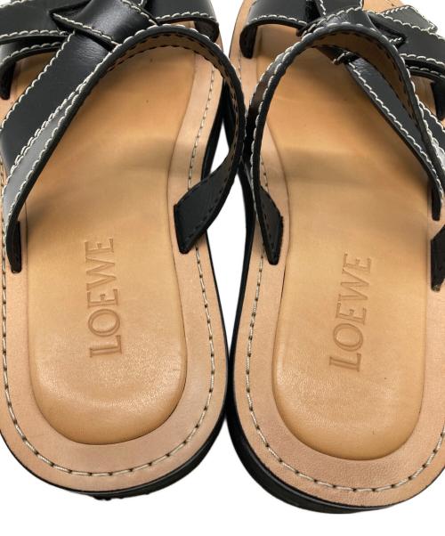 LOEWE（ロエベ）LOEWE (ロエベ) GATE サンダル ブラック サイズ:38の古着・服飾アイテム