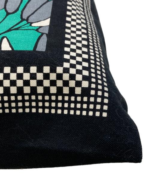 MARNI（マルニ）MARNI (マルニ) PORTER (ポーター) コラボテキスタイルトートバッグ ブラック×グリーンの古着・服飾アイテム