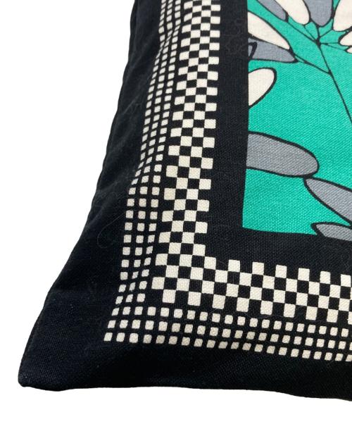 MARNI（マルニ）MARNI (マルニ) PORTER (ポーター) コラボテキスタイルトートバッグ ブラック×グリーンの古着・服飾アイテム