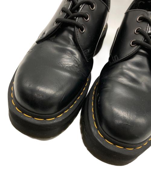 Dr.Martens（ドクターマーチン）Dr.Martens (ドクターマーチン) 1461 QUAD 3 ホール シューズ ブラック サイズ:UK9の古着・服飾アイテム