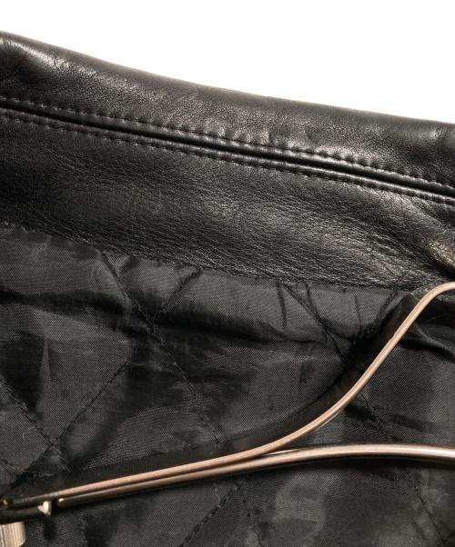 PAZZO（パッゾ）PAZZO (パッゾ) レザー切替スタジャン ブラック サイズ:44の古着・服飾アイテム