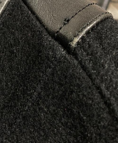 PAZZO（パッゾ）PAZZO (パッゾ) レザー切替スタジャン ブラック サイズ:44の古着・服飾アイテム
