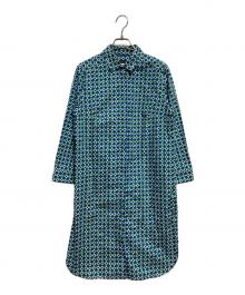 WEEKEND Max Mara（ウィークエンド マックスマーラ）の古着「シャツワンピース」｜ブルー×グリーン