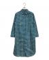 Weekend Max Mara（ウィークエンド マックスマーラ）の古着「シャツワンピース」｜ブルー×グリーン