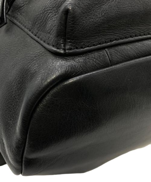 DIESEL（ディーゼル）DIESEL (ディーゼル) レザーリュック ブラックの古着・服飾アイテム