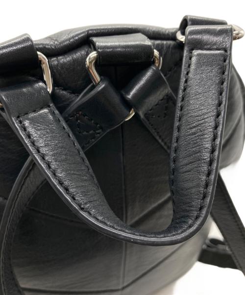 DIESEL（ディーゼル）DIESEL (ディーゼル) レザーリュック ブラックの古着・服飾アイテム
