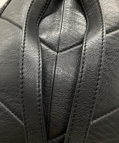DIESEL（ディーゼル）DIESEL (ディーゼル) レザーリュック ブラックの古着・服飾アイテム