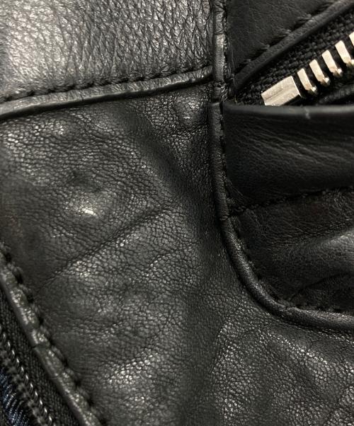 DIESEL（ディーゼル）DIESEL (ディーゼル) レザーリュック ブラックの古着・服飾アイテム