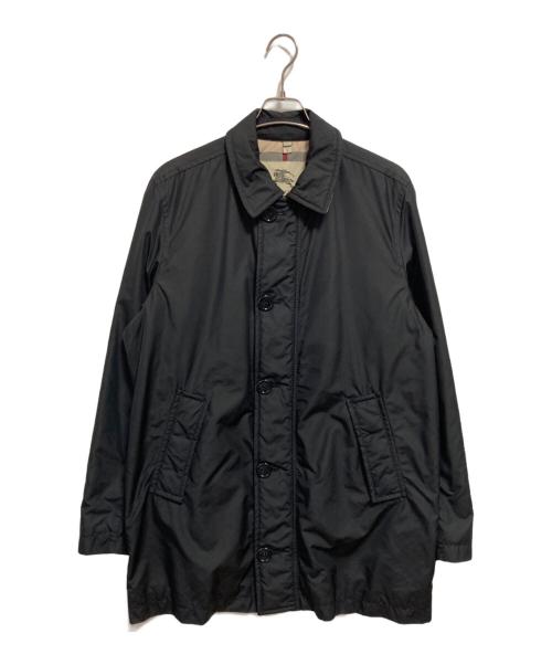 BURBERRY LONDON（バーバリーロンドン）BURBERRY LONDON (バーバリーロンドン) 中綿ステンカラーコート ブラック サイズ:Lの古着・服飾アイテム