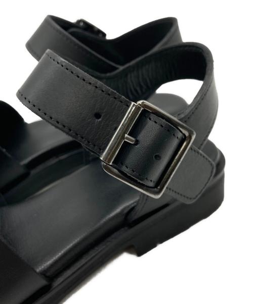 PARABOOT（パラブーツ）PARABOOT (パラブーツ) CABOURG レザーサンダル ブラック サイズ:36.5の古着・服飾アイテム