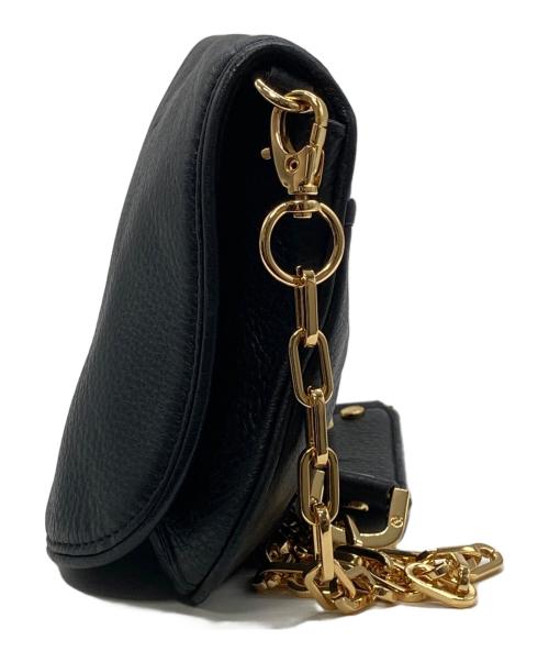 TORY BURCH（トリーバーチ）TORY BURCH (トリーバーチ) チェーンショルダーバッグ ブラックの古着・服飾アイテム