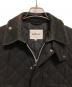 中古・古着 Barbour (バブアー) ビデイルSL ウールキルティングジャケット ブラック サイズ:M（38）：12000円