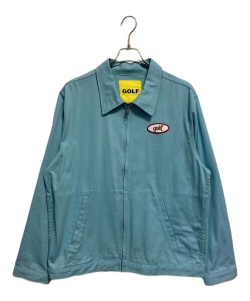 GOLF（ゴルフ）GOLF (ゴルフ) コットンワークジャケット ブルー サイズ:XLの古着・服飾アイテム