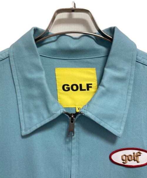 GOLF（ゴルフ）GOLF (ゴルフ) コットンワークジャケット ブルー サイズ:XLの古着・服飾アイテム