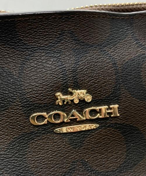 COACH（コーチ）COACH (コーチ) トートバッグ ブラウン×レッドの古着・服飾アイテム